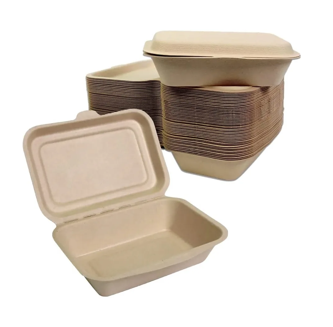 Clamshell Kraft To-Go Containers