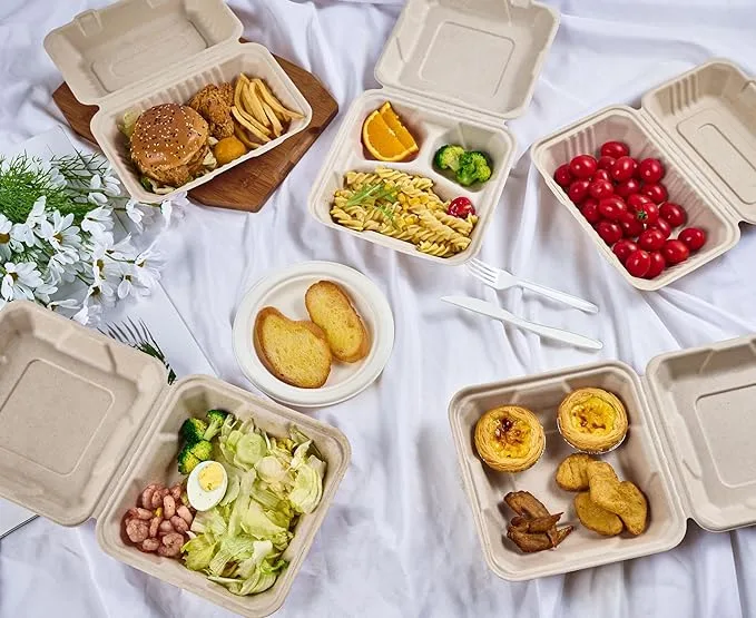 Clamshell Take Out Food Containers - Image 2