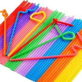 Colorful Flexible Plastic Straws