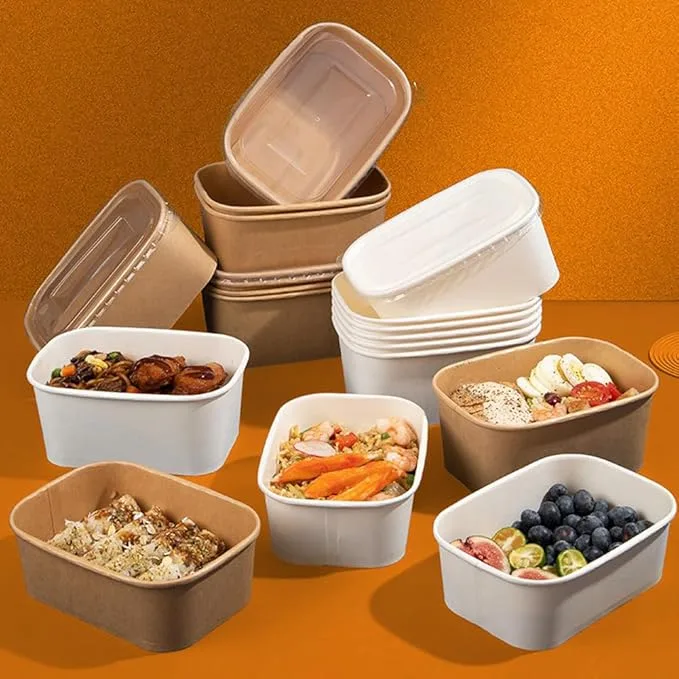 Disposable Take Out Food Containers with Lids - Image 2