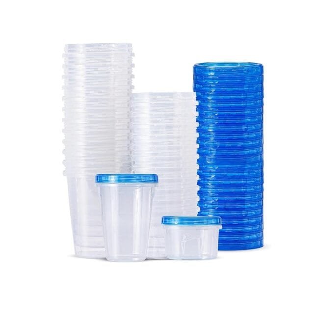 Freezer Storage Containers with Twist Top Lids