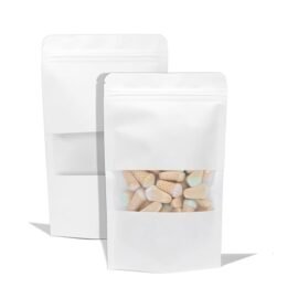 White Zip Top Food Bags