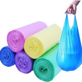 Colorful Garbage Bags with Handle