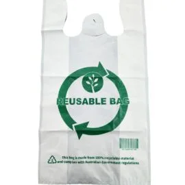 Reusable Plastic Carry Bag 37-40um
